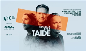 Linkki tapahtumaan Nordic Theatre Companyn näytelmä TAIDE – ESITYKSET SIIRTYVÄT TOUKOKUULLE 2023!