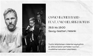 Linkki tapahtumaan Heikki S. von Hertzenin muistokonsertti – Osmo Ikonen Band feat. UMO Helsinki Horns